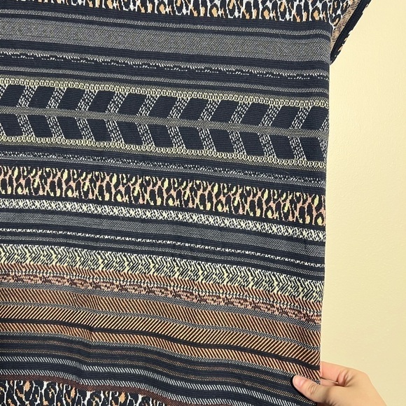 Isle by Melis Kozan Mixed Pattern Shift Dress - Picture 3 of 6